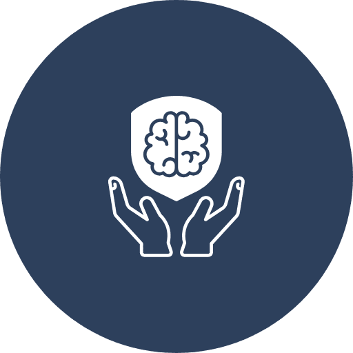 brain with shield