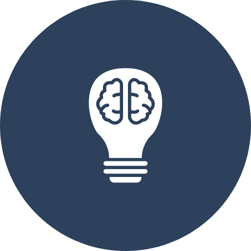 brain inside lightbulb