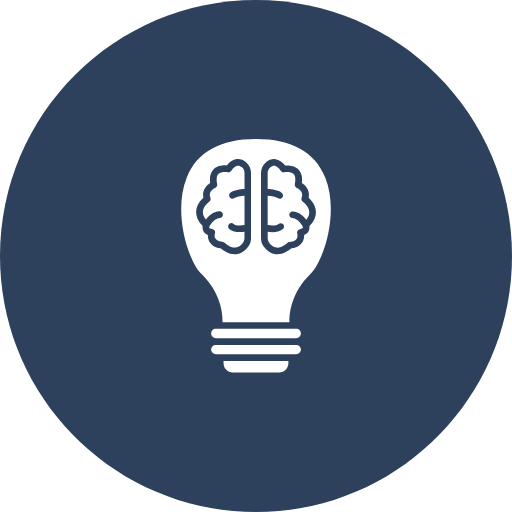 brain inside lightbulb